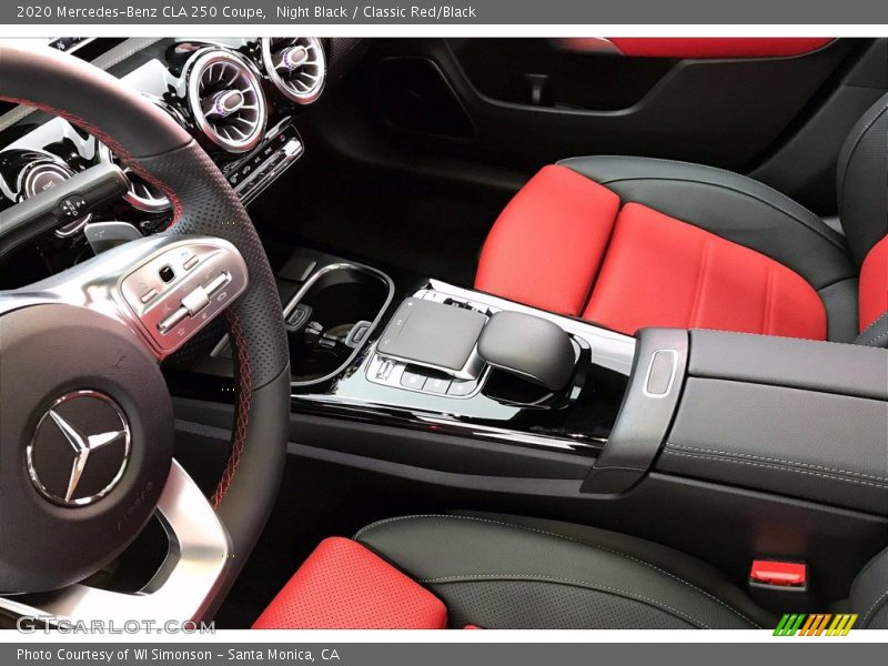 Night Black / Classic Red/Black 2020 Mercedes-Benz CLA 250 Coupe
