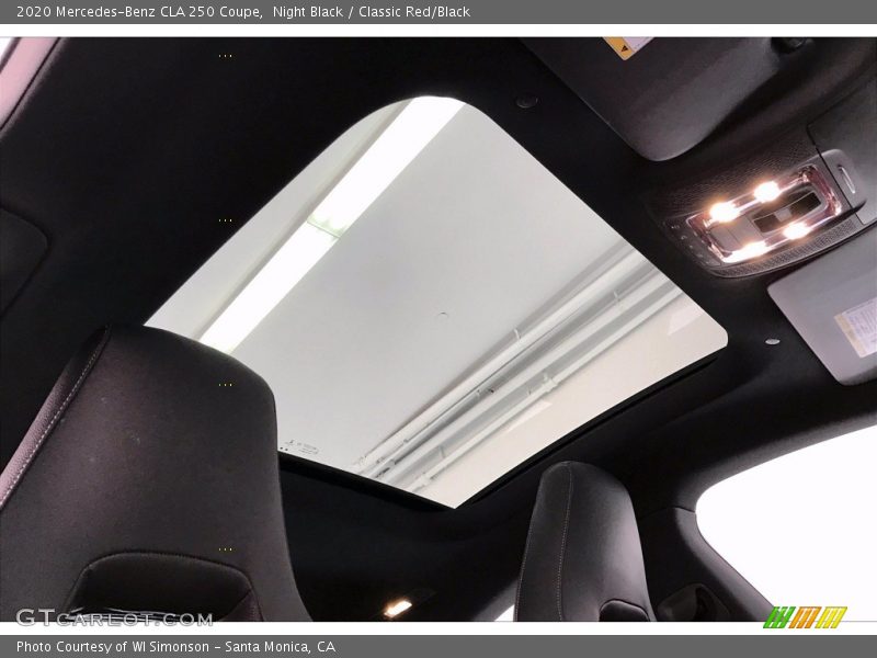 Night Black / Classic Red/Black 2020 Mercedes-Benz CLA 250 Coupe