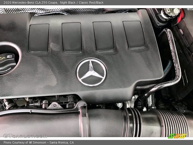 Night Black / Classic Red/Black 2020 Mercedes-Benz CLA 250 Coupe