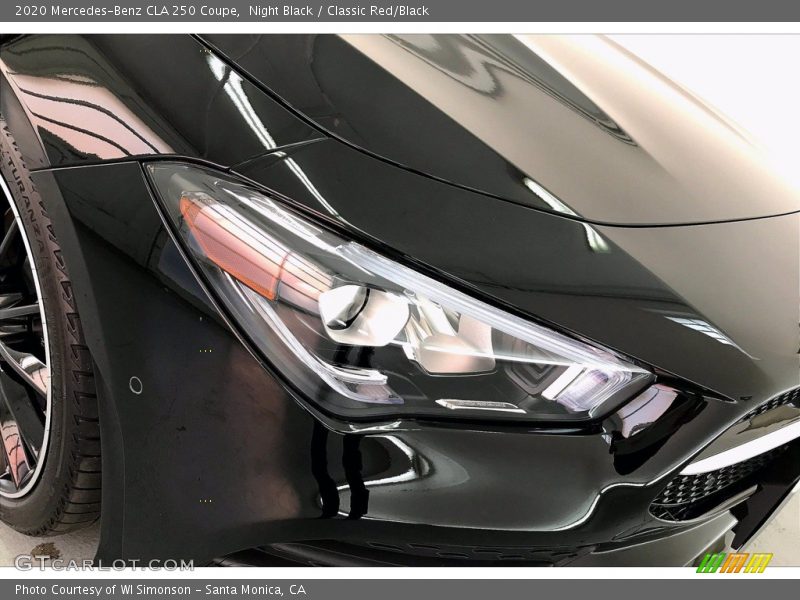 Night Black / Classic Red/Black 2020 Mercedes-Benz CLA 250 Coupe