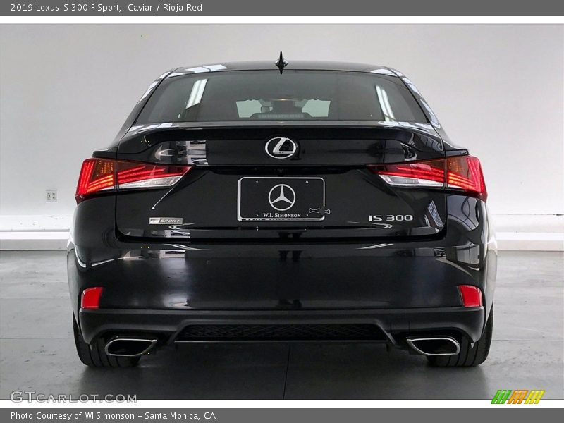 Caviar / Rioja Red 2019 Lexus IS 300 F Sport