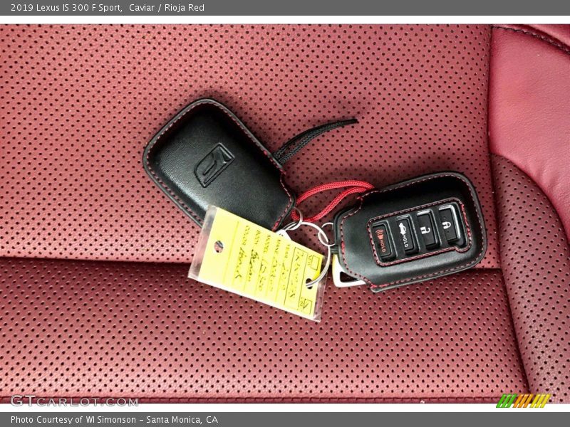 Keys of 2019 IS 300 F Sport