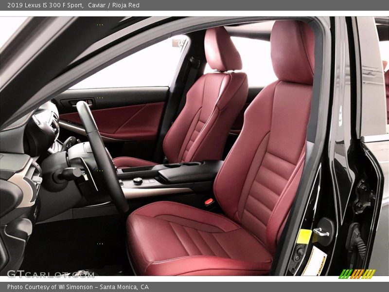 Front Seat of 2019 IS 300 F Sport