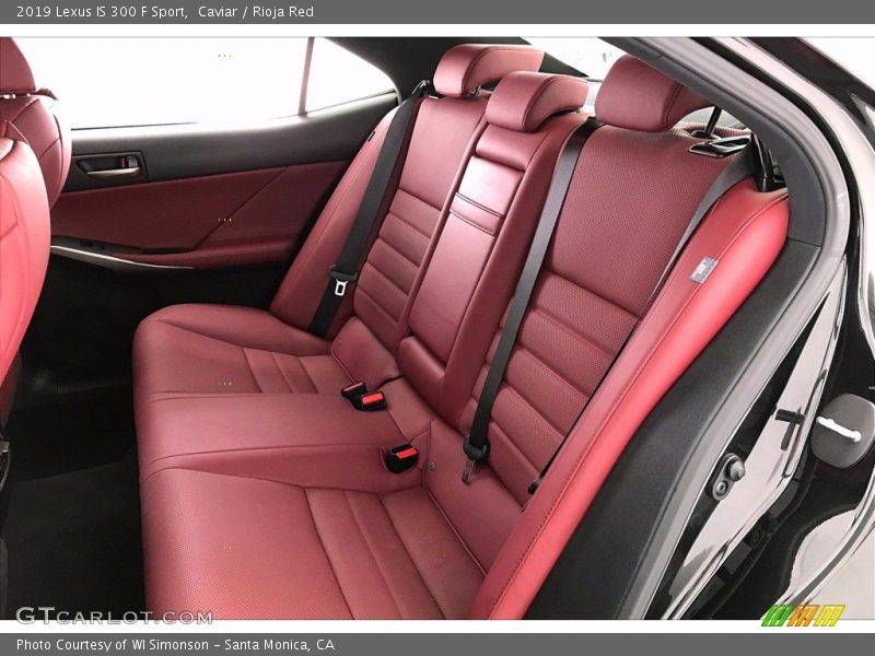 Rear Seat of 2019 IS 300 F Sport