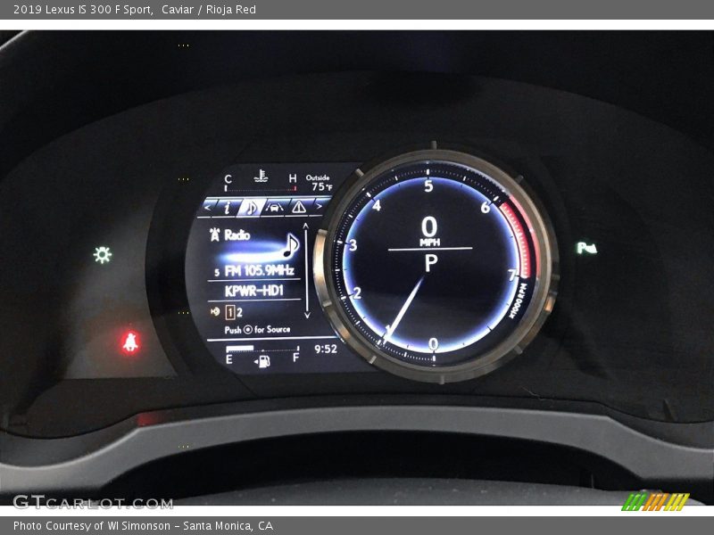  2019 IS 300 F Sport 300 F Sport Gauges