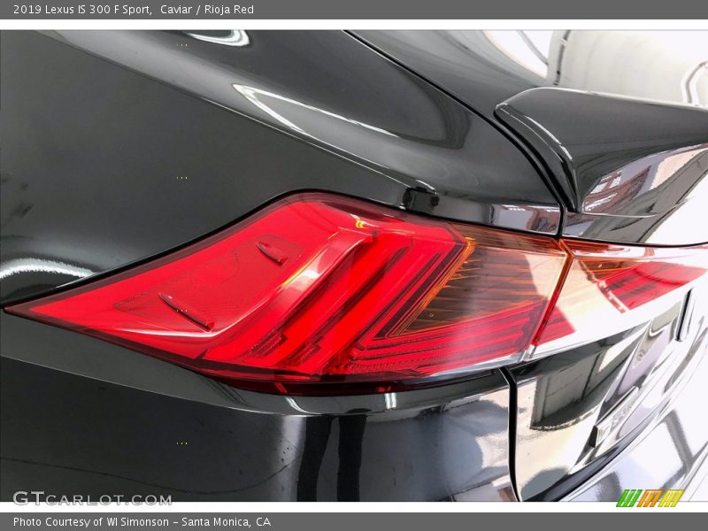 Caviar / Rioja Red 2019 Lexus IS 300 F Sport