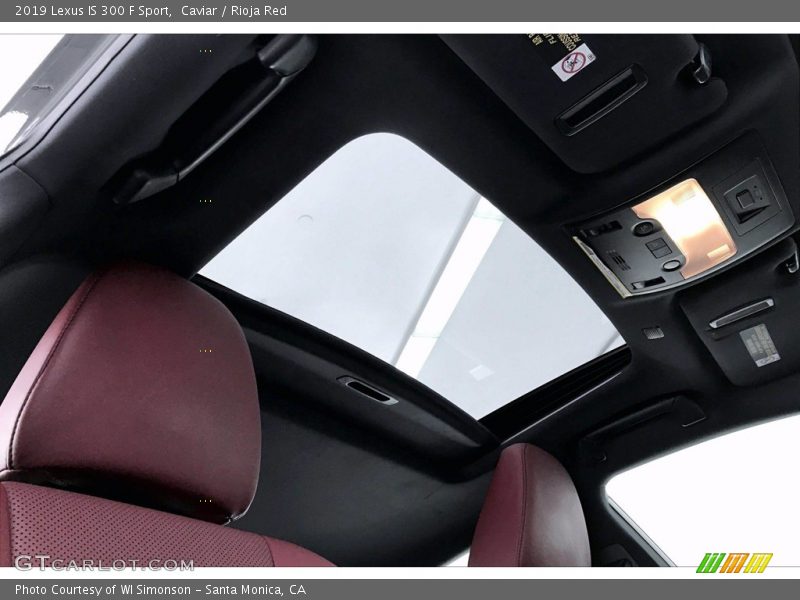 Caviar / Rioja Red 2019 Lexus IS 300 F Sport