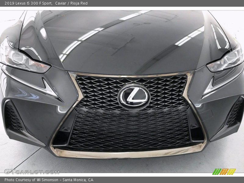 Caviar / Rioja Red 2019 Lexus IS 300 F Sport