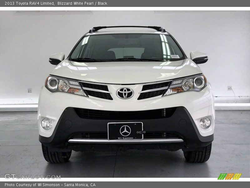 Blizzard White Pearl / Black 2013 Toyota RAV4 Limited