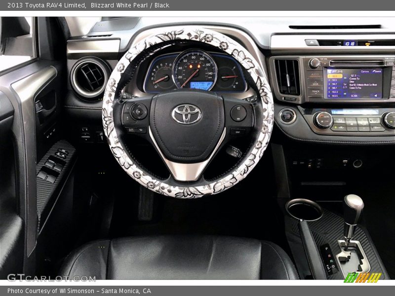 Blizzard White Pearl / Black 2013 Toyota RAV4 Limited