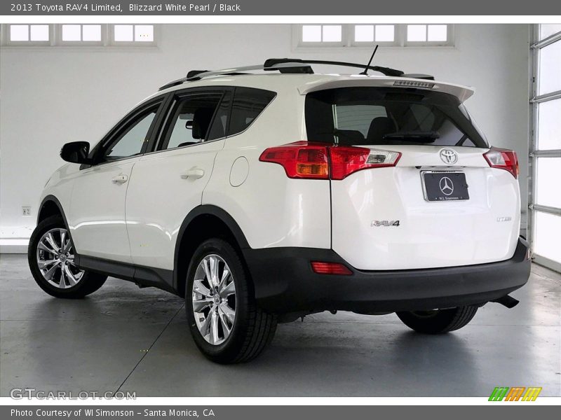 Blizzard White Pearl / Black 2013 Toyota RAV4 Limited