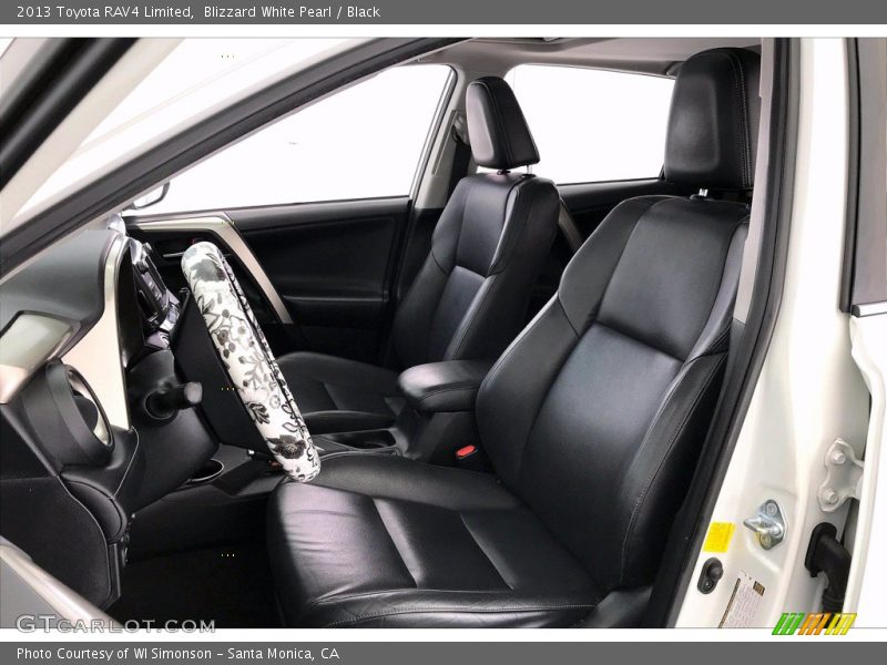 Blizzard White Pearl / Black 2013 Toyota RAV4 Limited