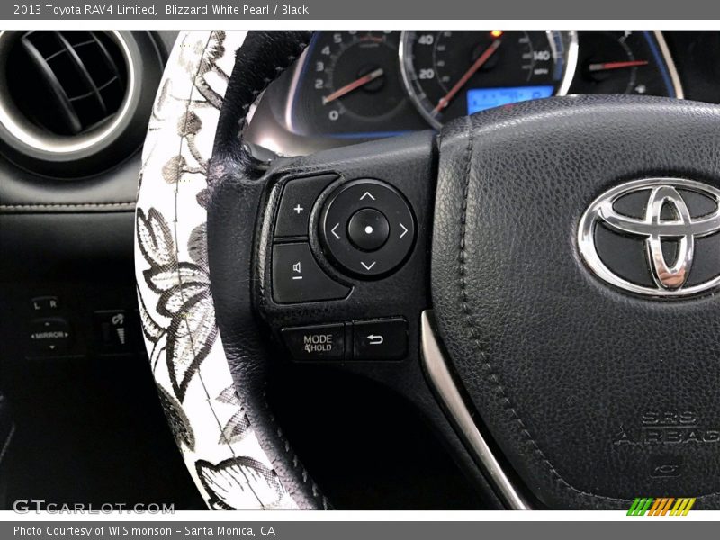 Blizzard White Pearl / Black 2013 Toyota RAV4 Limited