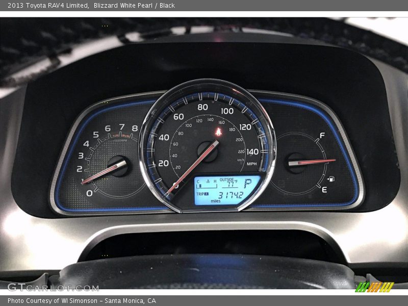  2013 RAV4 Limited Limited Gauges