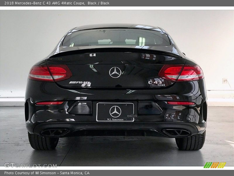 Black / Black 2018 Mercedes-Benz C 43 AMG 4Matic Coupe