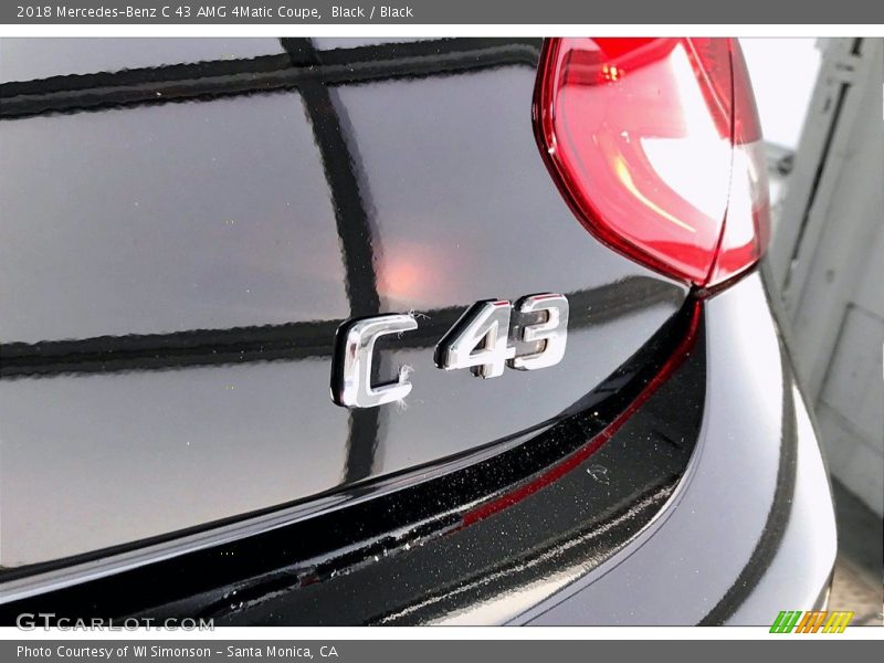 Black / Black 2018 Mercedes-Benz C 43 AMG 4Matic Coupe