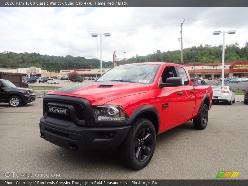 Flame Red / Black 2020 Ram 1500 Classic Warlock Quad Cab 4x4