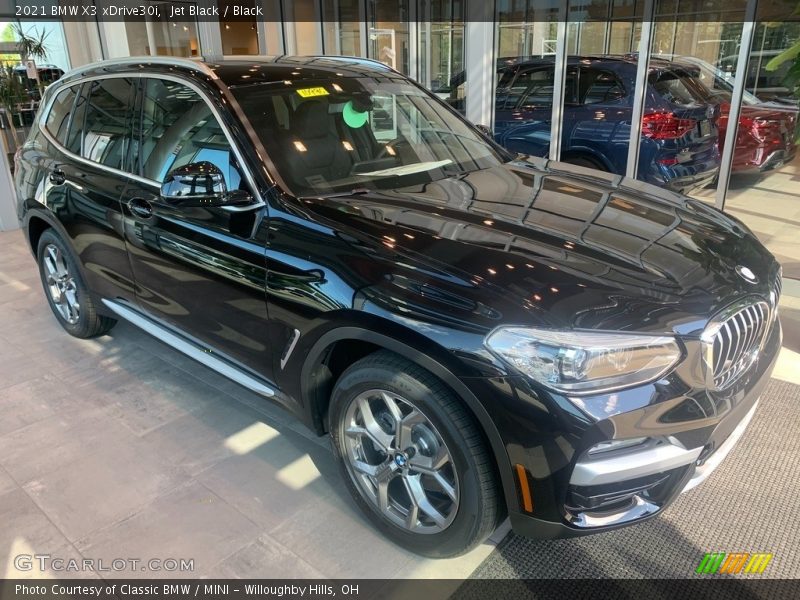 Jet Black / Black 2021 BMW X3 xDrive30i