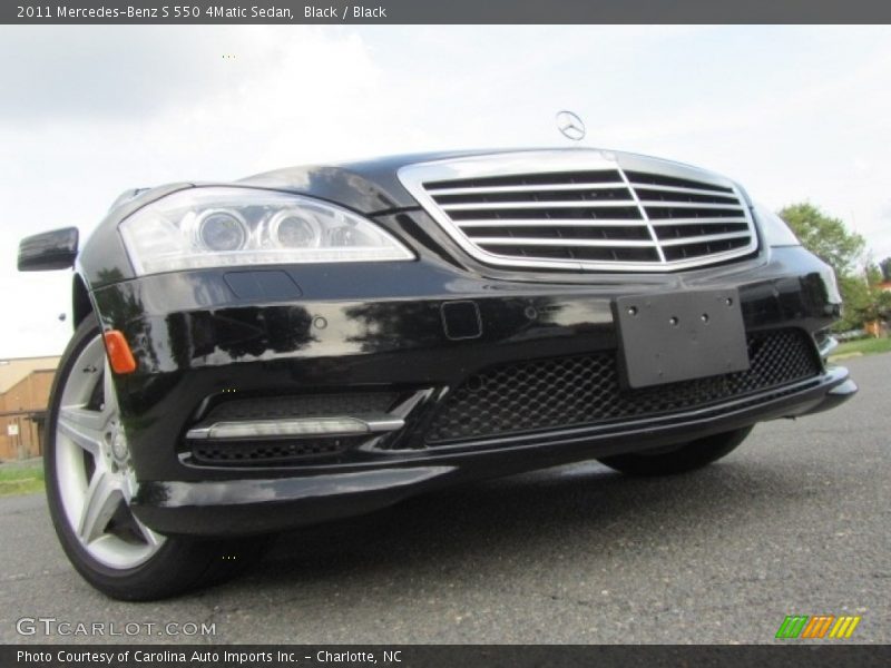 Black / Black 2011 Mercedes-Benz S 550 4Matic Sedan