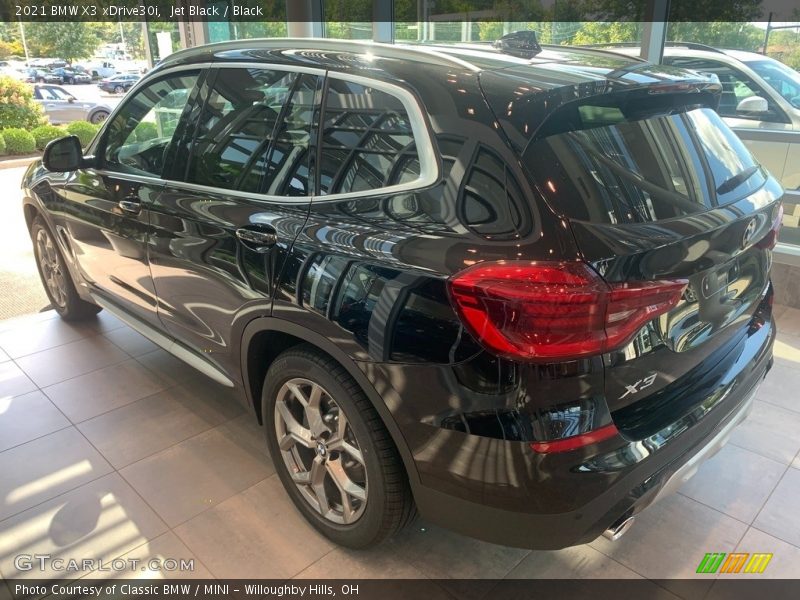 Jet Black / Black 2021 BMW X3 xDrive30i