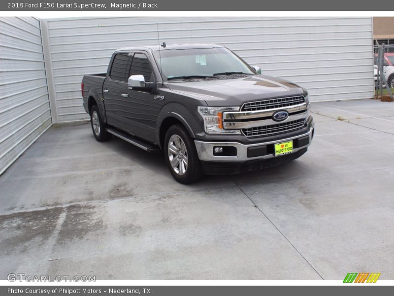 Magnetic / Black 2018 Ford F150 Lariat SuperCrew