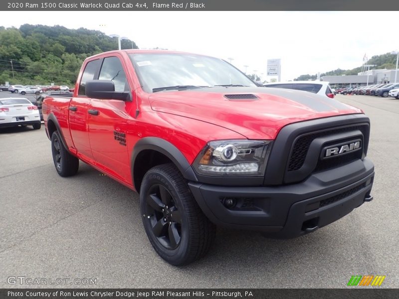 Flame Red / Black 2020 Ram 1500 Classic Warlock Quad Cab 4x4
