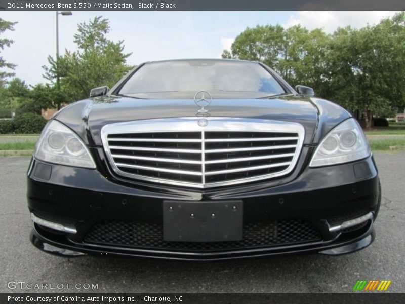 Black / Black 2011 Mercedes-Benz S 550 4Matic Sedan