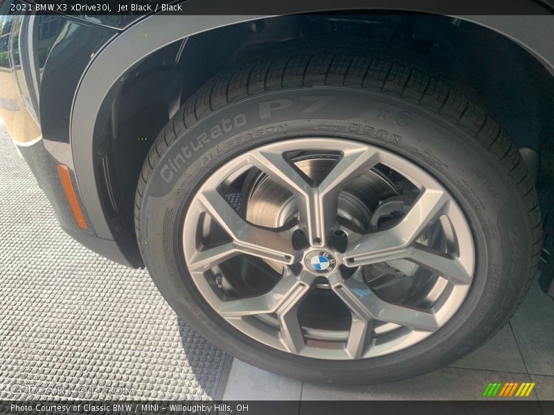 Jet Black / Black 2021 BMW X3 xDrive30i