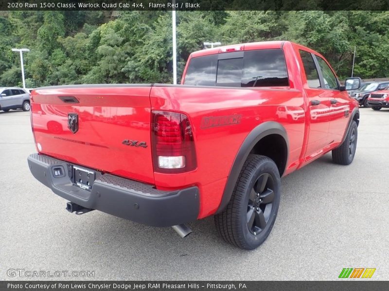 Flame Red / Black 2020 Ram 1500 Classic Warlock Quad Cab 4x4