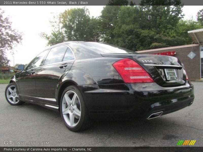 Black / Black 2011 Mercedes-Benz S 550 4Matic Sedan