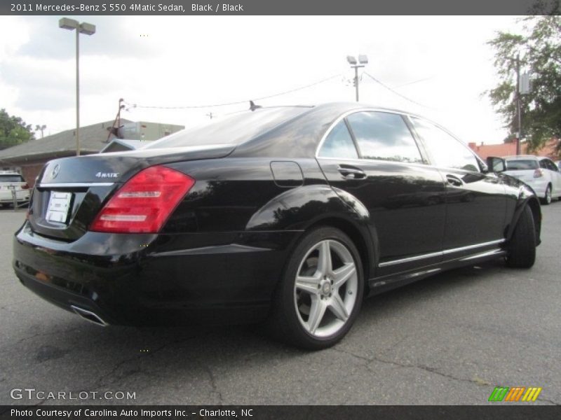Black / Black 2011 Mercedes-Benz S 550 4Matic Sedan