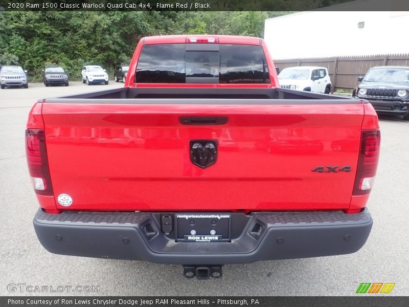 Flame Red / Black 2020 Ram 1500 Classic Warlock Quad Cab 4x4