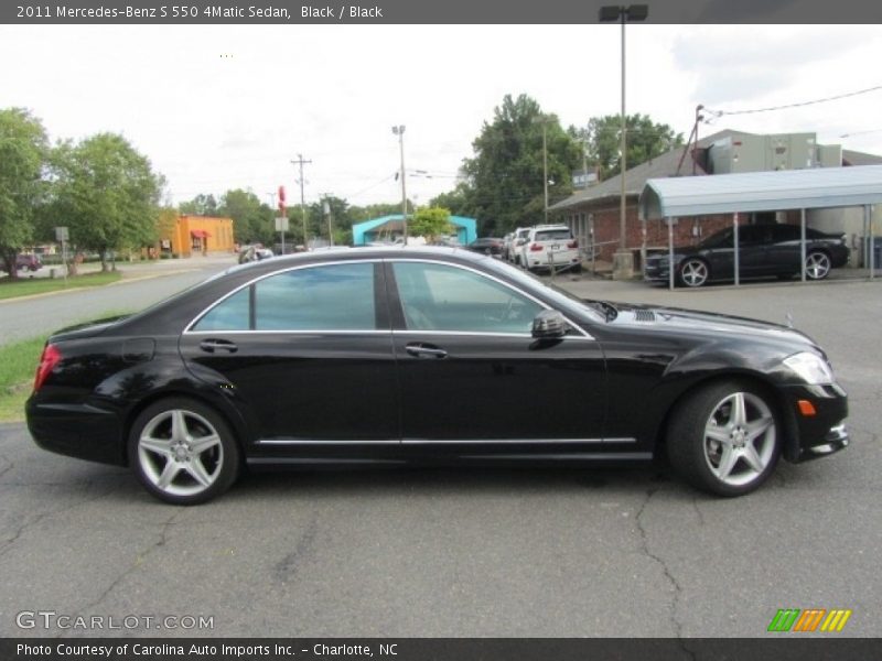 Black / Black 2011 Mercedes-Benz S 550 4Matic Sedan