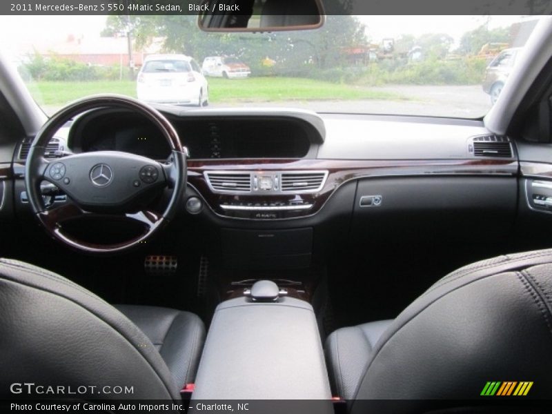 Black / Black 2011 Mercedes-Benz S 550 4Matic Sedan
