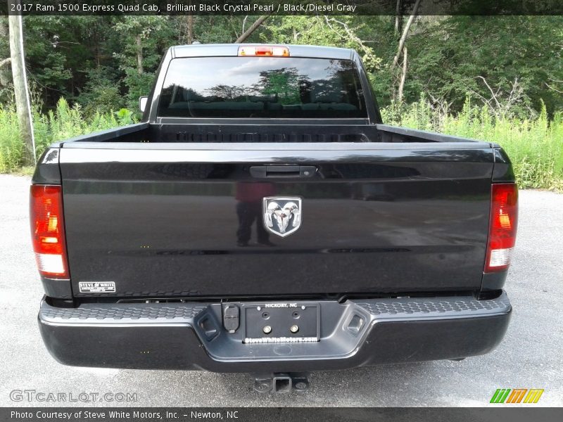 Brilliant Black Crystal Pearl / Black/Diesel Gray 2017 Ram 1500 Express Quad Cab