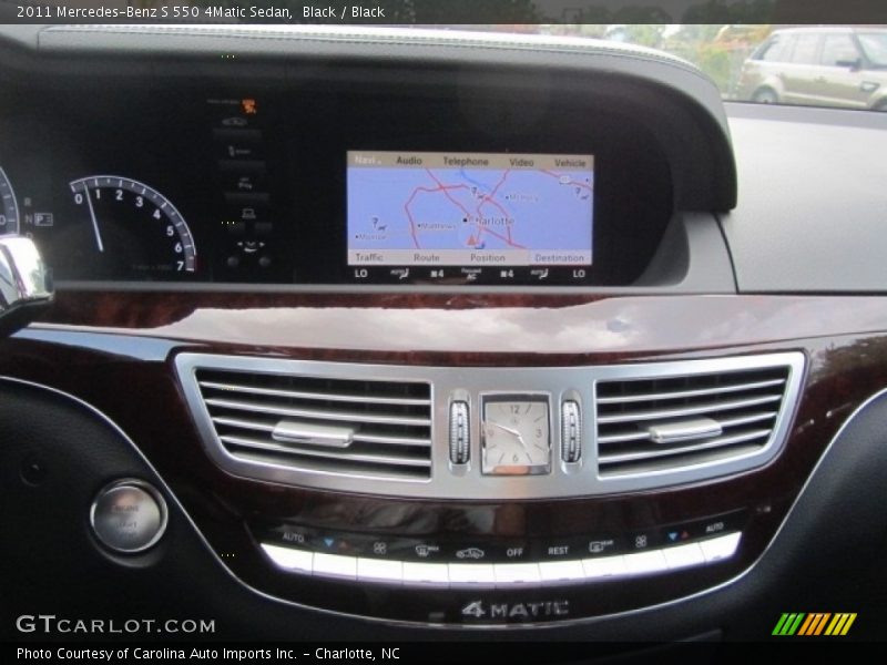 Black / Black 2011 Mercedes-Benz S 550 4Matic Sedan
