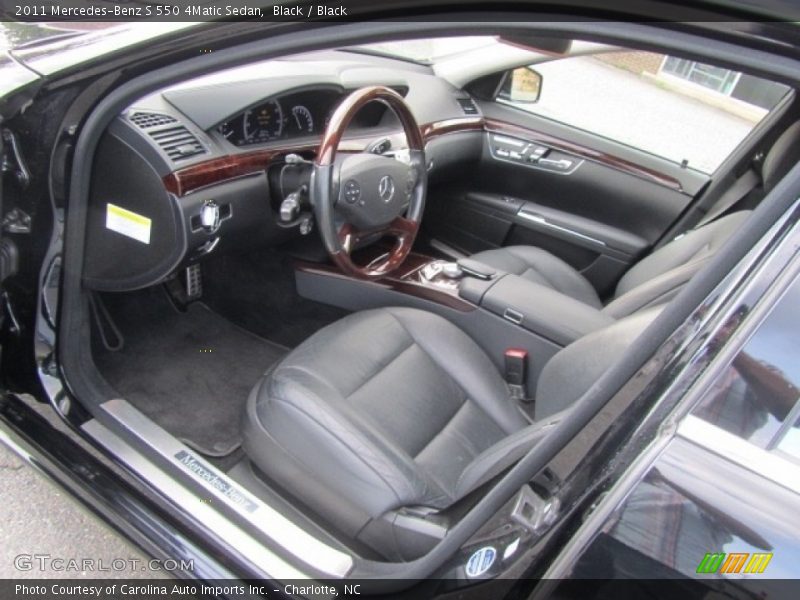 Black / Black 2011 Mercedes-Benz S 550 4Matic Sedan