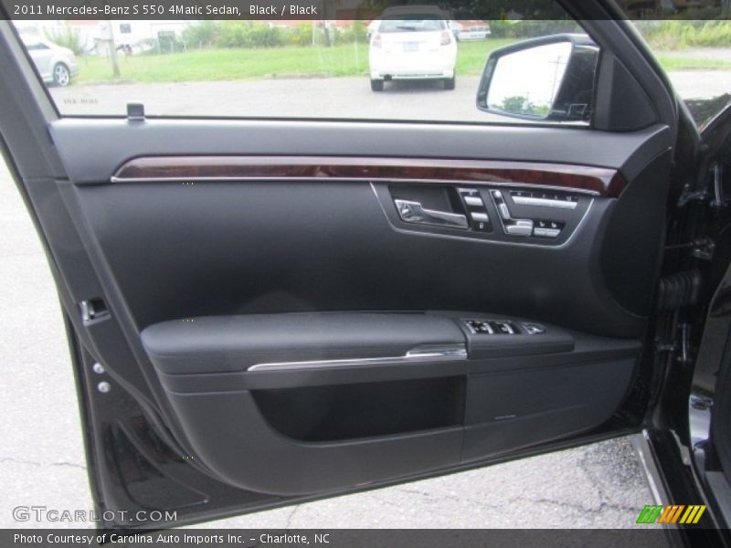 Black / Black 2011 Mercedes-Benz S 550 4Matic Sedan