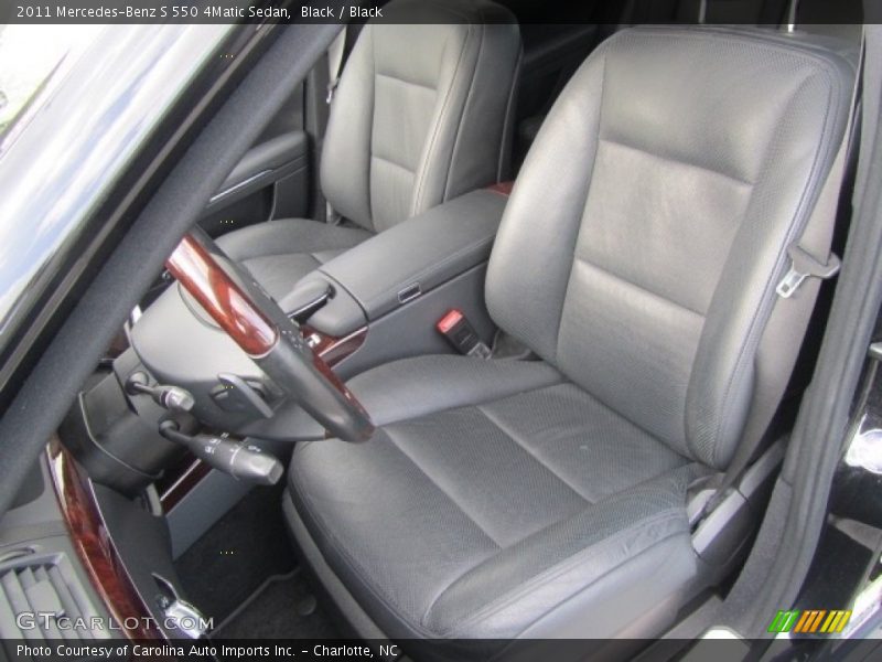 Black / Black 2011 Mercedes-Benz S 550 4Matic Sedan
