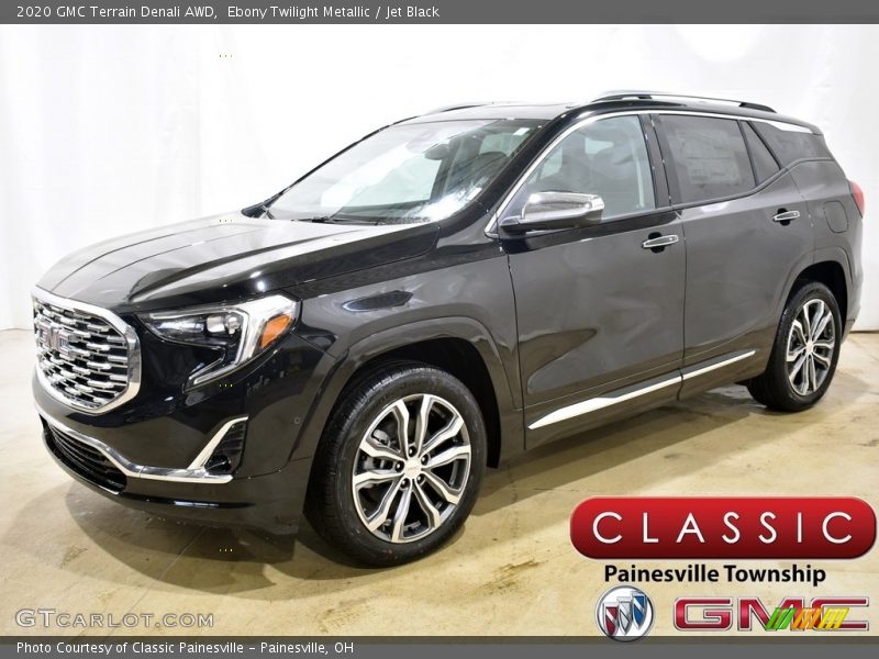 Ebony Twilight Metallic / Jet Black 2020 GMC Terrain Denali AWD