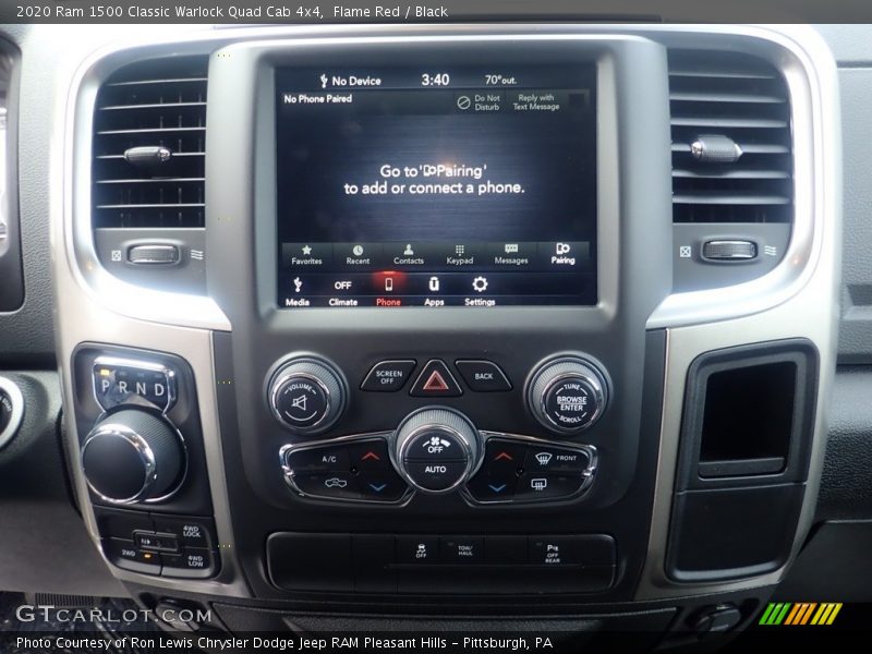 Flame Red / Black 2020 Ram 1500 Classic Warlock Quad Cab 4x4