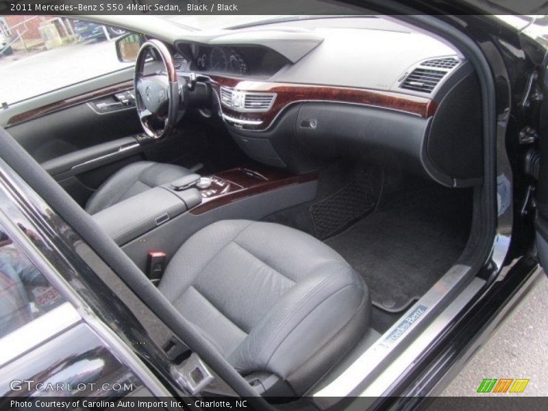 Black / Black 2011 Mercedes-Benz S 550 4Matic Sedan