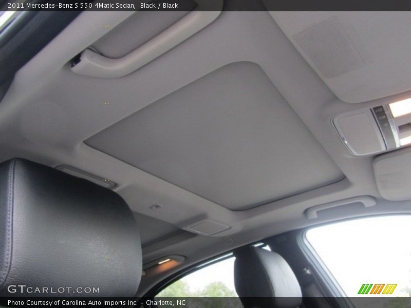 Black / Black 2011 Mercedes-Benz S 550 4Matic Sedan