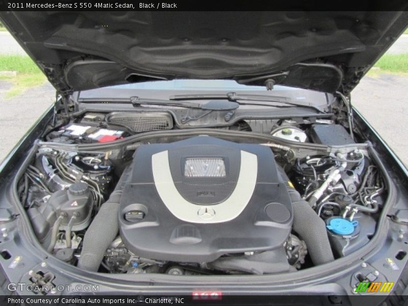 Black / Black 2011 Mercedes-Benz S 550 4Matic Sedan