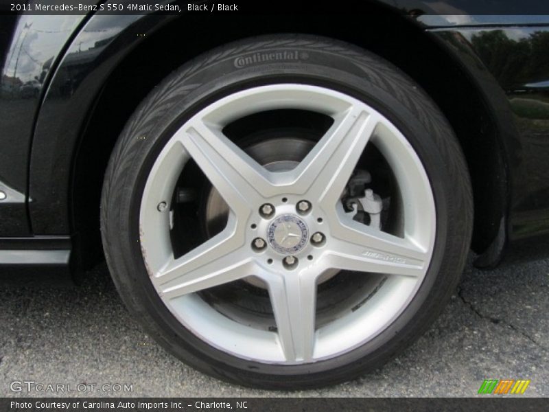 Black / Black 2011 Mercedes-Benz S 550 4Matic Sedan