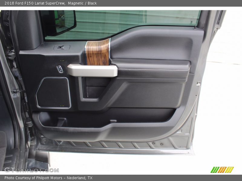 Magnetic / Black 2018 Ford F150 Lariat SuperCrew
