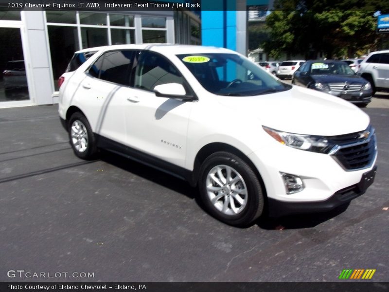 Iridescent Pearl Tricoat / Jet Black 2019 Chevrolet Equinox LT AWD