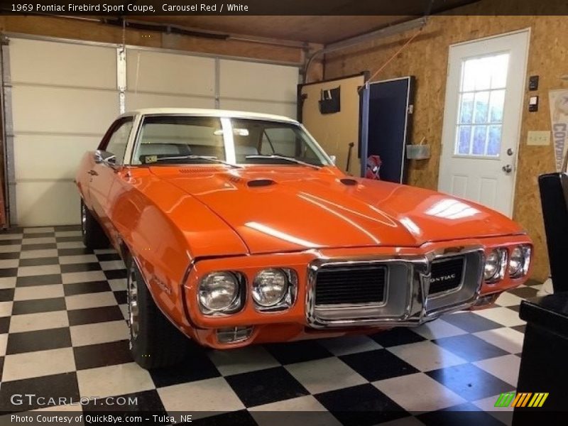 Carousel Red / White 1969 Pontiac Firebird Sport Coupe