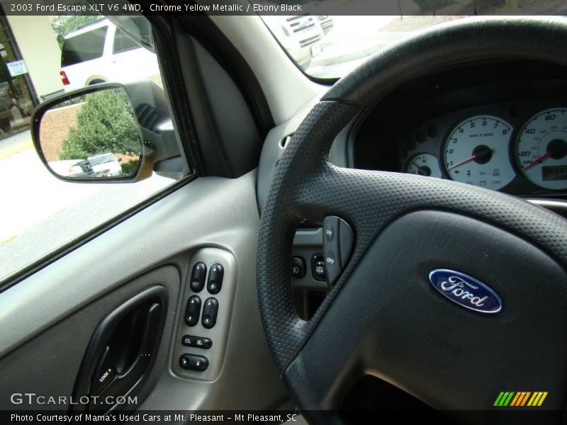 Chrome Yellow Metallic / Ebony Black 2003 Ford Escape XLT V6 4WD