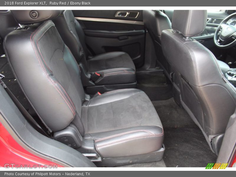 Ruby Red / Ebony Black 2018 Ford Explorer XLT